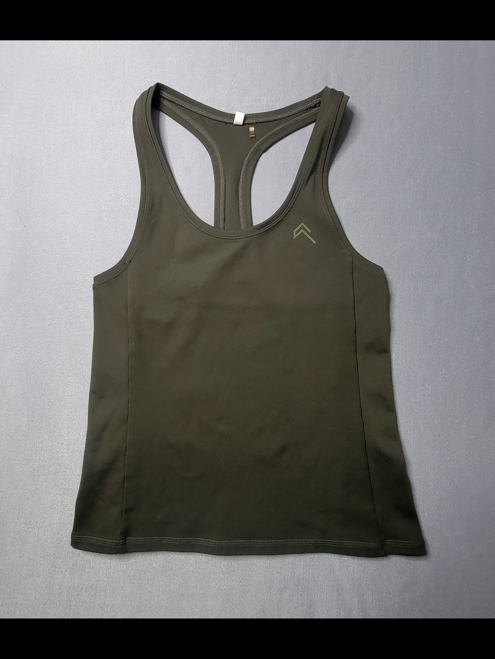 Oner Active Women’s Racerback Tank Top - Olive Green Size S